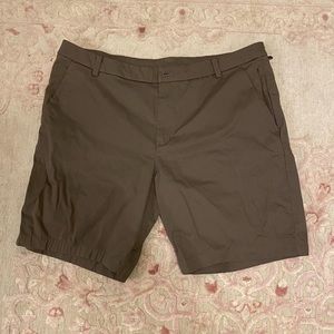Dark Tan Lululemon Warpstreme Commission Shorts